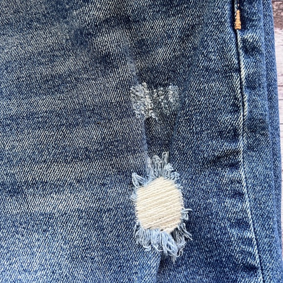 Skater Girl Denim Joggers- Medium Wash - Picture 5 of 13